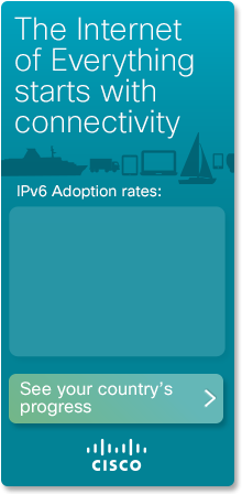 Cisco 6lab IPv6 stats widget